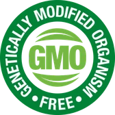 Non-GMO roundel printed on the Gelatide sales page