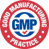 Good Manufacturing Practice roundel printed on the Gelatide sales page