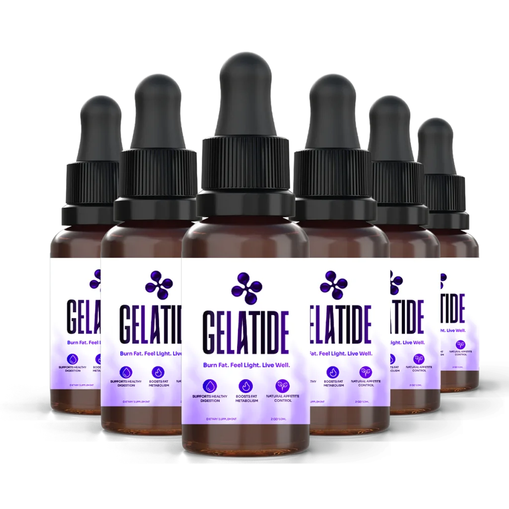 A Gelatide six-bottle order, the pack this article is really about